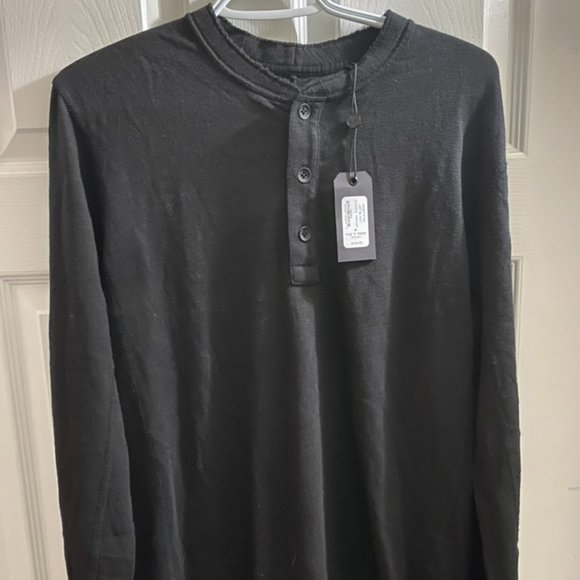 Rag & Bone , CLASSIC HENLEY Slim Fit Shirt - Picture 2 of 4